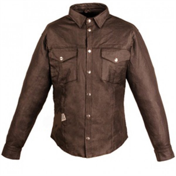 Men Leather Shirt